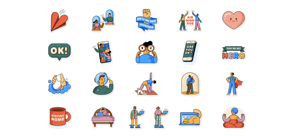 WhatsApp Partners with WHO to publish 21 new lockdown stickers
