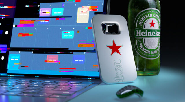 Heineken devises bottle opener that shuts down work apps