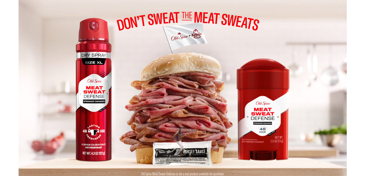 Old Spice teams with Arby’s to tackle ‘meat sweats’