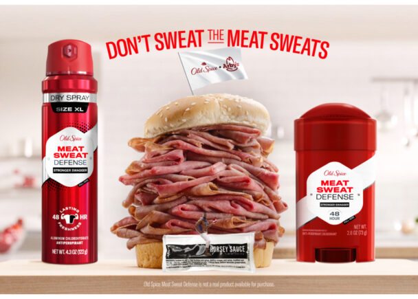 Old Spice teams with Arby’s to tackle ‘meat sweats’
