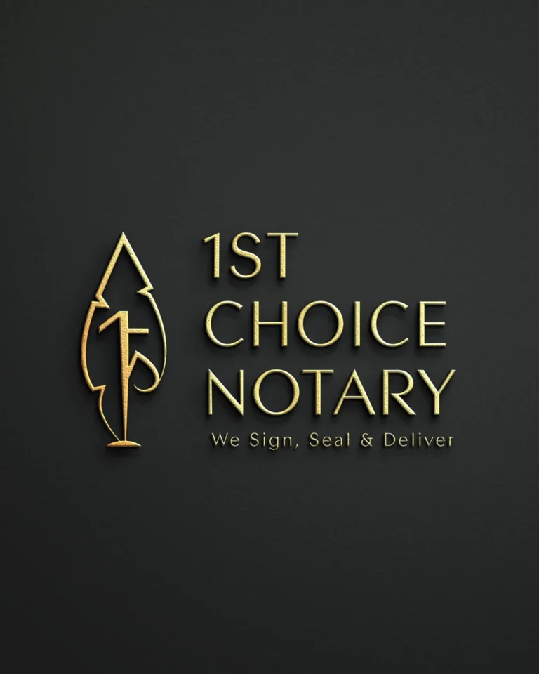 1st Notary Choice