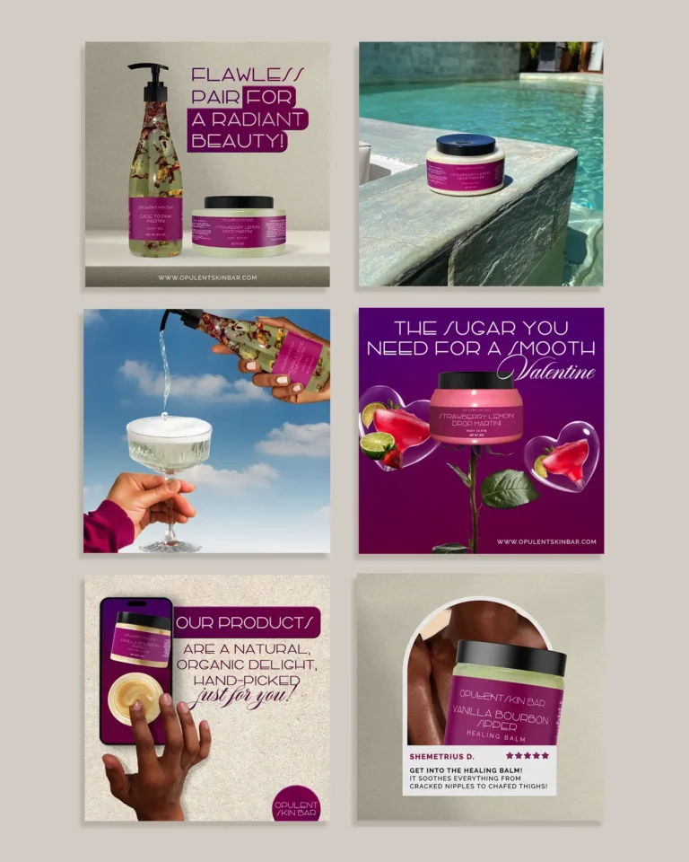 Opulent Skin Bar – Virginia – Posts mockup