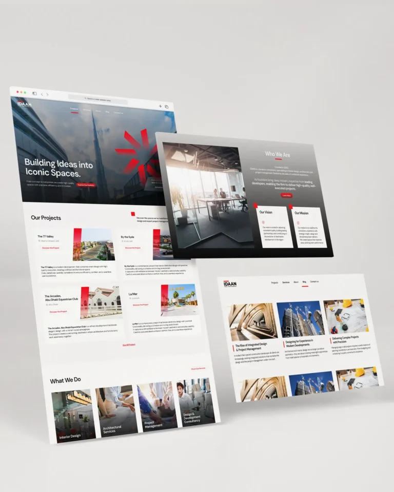 IDAAN Dubai Website Design