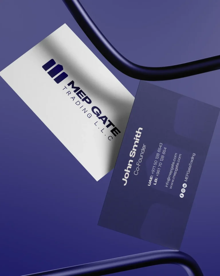 MEP Gate Trading Dubai Business Cards