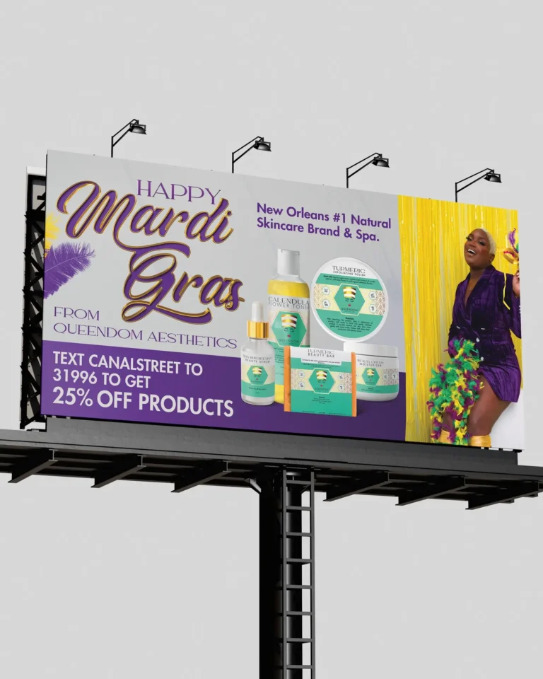 Queendom Aesthetics NOLA Billboard