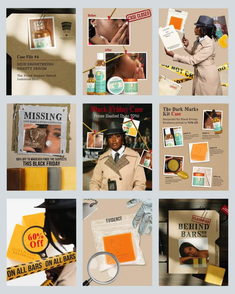 Queendom Aesthetics NOLA Black Friday Campaign